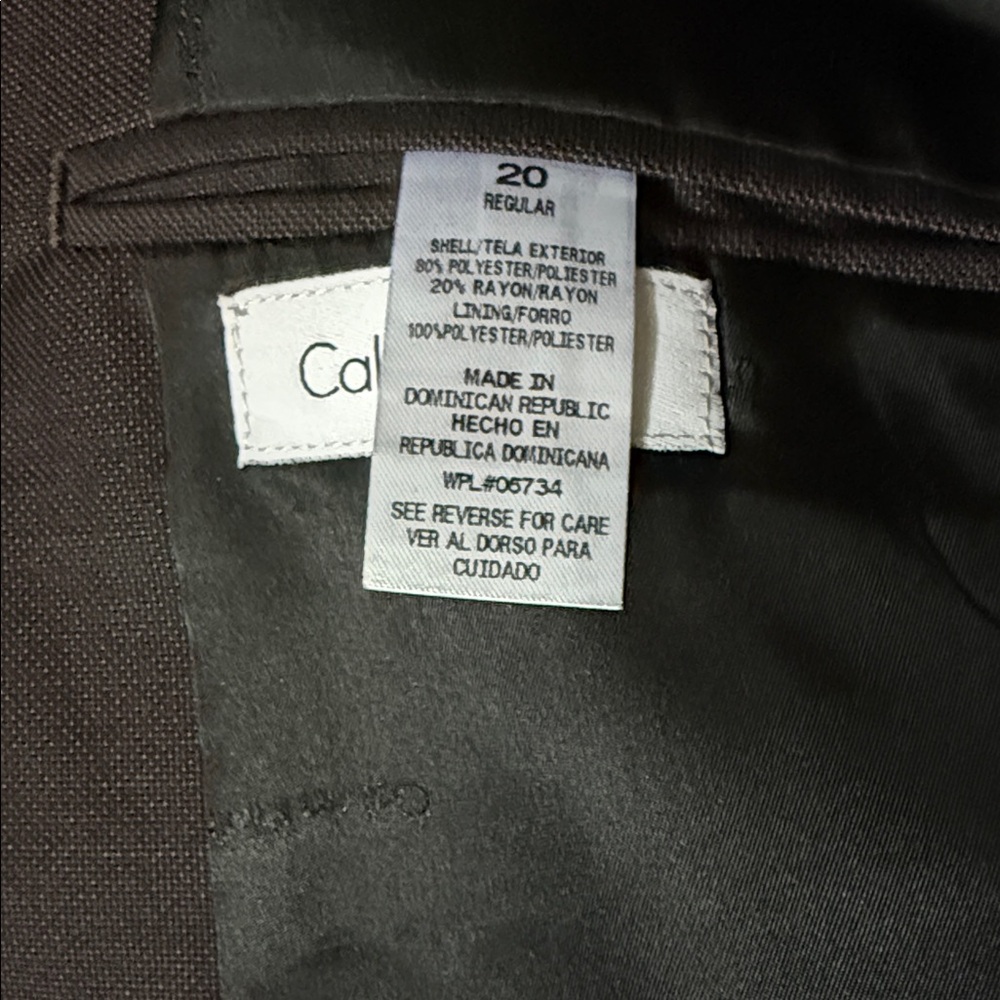 Calvin Klein Purple Sport Coat Blazer - Picture 10 of 11